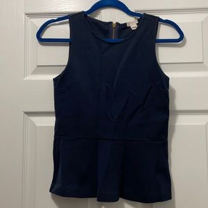 JCrew Peplum Tank